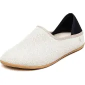 Gottstein Linen Slip-On Pantofole (45, bianco)