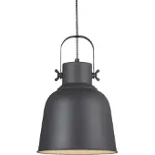 Nordlux Lampada a sospensione Adrian in nero, Ø 25cm