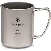 Snow Peak Titanium Single Cup (220 ml, grigio)