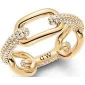 Daniel Wellington Anello Cristallo Dorato 56 mm — Anello
