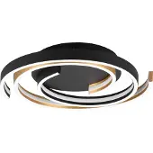 TRIO Lighting Plafoniera LED Caya, dimmerabile, ottone
