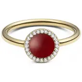 Daniel Wellington Anello Audrey Agata Rossa DW0040125 48 mm — Anello