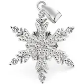 Beneto Ciondolo Argento Snowflake AGH681 — Ciondolo