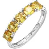 Brosway Anello Argento Fine Fancy Energy Yellow Fey14 Circuito 52 Mm — Anello