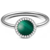 Daniel Wellington Audrey Anello Malachite Cristalli 50 mm — Anello