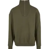 Urban Classics Felpa Con Mezza Zip Cut&sew