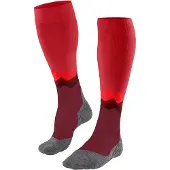 Falke TK2 Explore Long Calze da trekking Uomo (42-43, rosso)