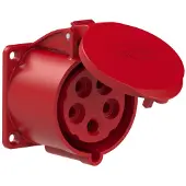 Pce Cee Anbausteckd.5P 32A 400V (325-6)