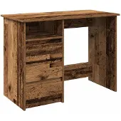 vidaXL Scrivania in legno vecchio 102x50x75 cm Materiale a base di legno