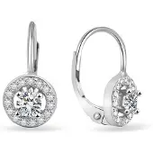 Beneto Orecchini argento con zirconi AGUC2700 — Orecchini