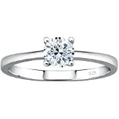 Silvego Anello Madison Argento Swarovski Zirconia Circuito 55 mm — Anello