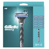 Gillette Mach3 Rasoio + lame di ricambio — Set rasoio