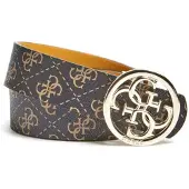 GUESS Jensen Not Adjuster Doppio-Face Marrone e Giallo Senape Donna M — Cintura