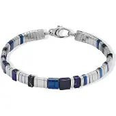 Liu Jo Bracciale Perline Uomo Lapislazzuli Mlj577 — Bracciale
