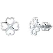 Silvego Orecchini Quadrifoglio Argento — Orecchini