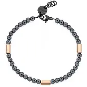 S`Agapõ Braccialetto Perline Ematite Riot Srt13 — Braccialetto