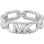Michael Kors Anello in Argento con Zirconi Mkc1658cz040 52 mm — Anello