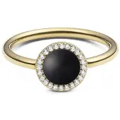 Daniel Wellington Anello Audrey Agata Nera Circuito 54 mm — Anello