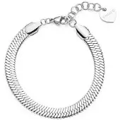 S`Agapõ Bracciale In Acciaio Hádek Chunky Shk97 Donna — Bracciale