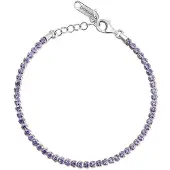 Brosway Bracciale tennis zirconia cubica Fancy Magic viola FMP107 — Bracciale