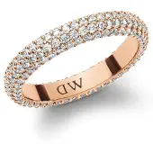 Daniel Wellington Anello Bronzo Cristalli Pavé 70 mm — Anello