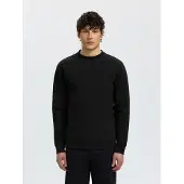 Selected Felpa A Maniche Lunghe Uomini Nero XL