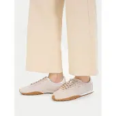 HOFF unisex. 22561018 Sneakers Bridge in pelle beige (37), Basso, Stringhe, Casual