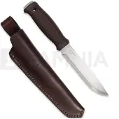 Morakniv Garberg Grand (S) 14641 Stainless Steel, Brown Polymer, coltello da bushcraft, fodero in pelle