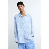 Desigual , camicia a fiori stampata, Uomo, Cotone, Blu, S