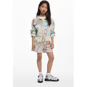 Desigual , short di jeans tie-dye, Bambini, Cotone, 7/8