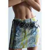 Desigual , Cintura con fibbia, Poliuretano, Nero, U