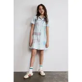 Desigual , abito di jeans stampato, Bambini, Cotone, Blu, 9/10