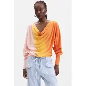 Desigual , Maglione a maglia fine, Donna, Arancione, S
