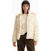 Desigual , Giacca imbottita testurizzata, Bianco, M