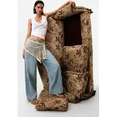 Desigual , pareo corto all'uncinetto, Donna, Cotone, Bianco, U