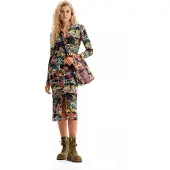 Desigual , Abito midi Tapestry M. Christian Lacroix, Marrone, L