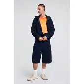 Desigual , Bermuda a maglia liscia, Uomo, Cotone, Blu, M