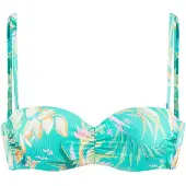 Venice beach Top per bikini turchese / verde pastello / arancione / bianco