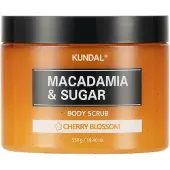 Kundal Body scrub Macadamia & Sugar Cherry Blossom (Body Scrub) 550 g