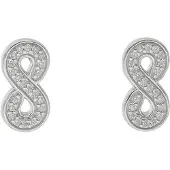 Fossil Orecchini Infinity Argento Jfs00634040 — Orecchini