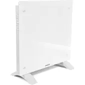 Vonroc Termoconvettore Elettrico Smart 500W/1000W in Vetro Bianco WiFi