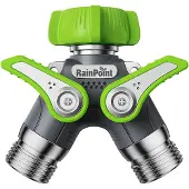 Rainpoint Sdoppiatore Doppio Per Tubo Da Giardino