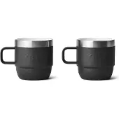Yeti Rambler Stackable Mugs 6oz, Black, tazze thermos impilabili, 177 ml