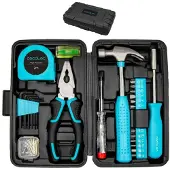 Cecotec Cassetta attrezzi EasyGo, 68 pezzi. Custodia ultracompatta e portatile, include martello, metro e cacciaviti.