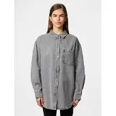 Pieces Camicia Di Jeans | Grigio | M