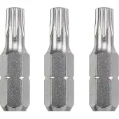 Kwb 3 pezzi da 25 mm T-Torx 10 Industry SB