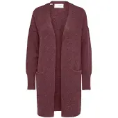 Selected Cardigan A Maglia Donne Rosso S