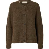 Selected Cardigan Donne Marrone L