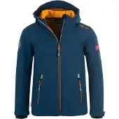 TROLLKIDS Kid's Trollfjord Jacket Giacca softshell Bambini (164, blu)
