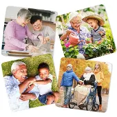 Miniland Set Di 4 Puzzle: Stile Di Vita Familiare
